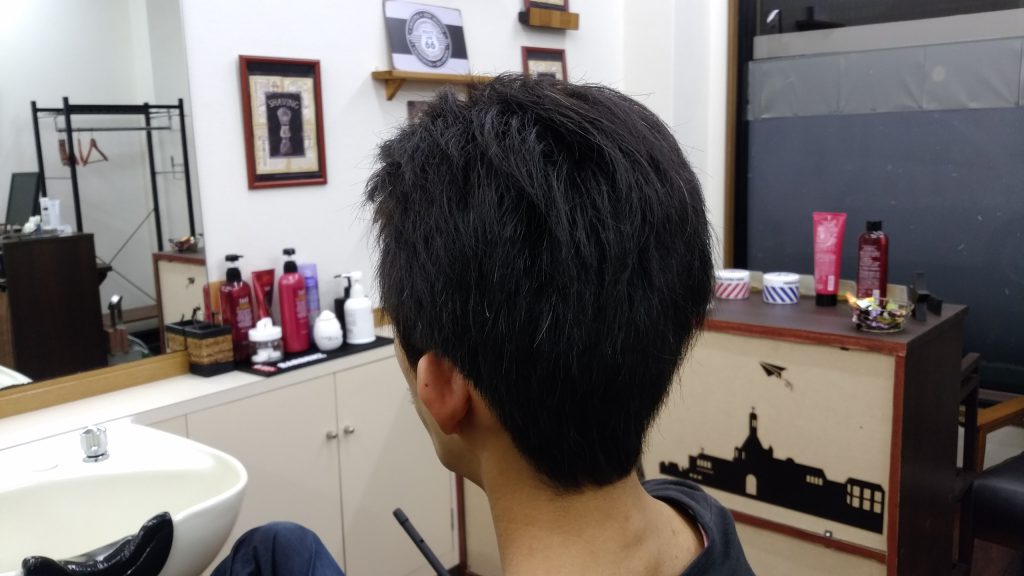 綾瀬駅メンズサロン・アップバングスタイル