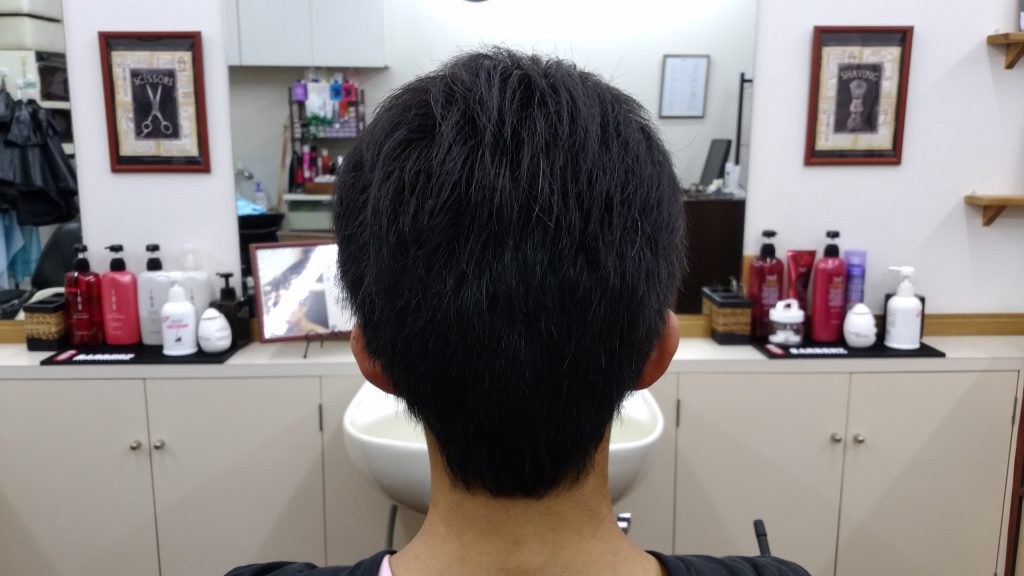 綾瀬駅メンズサロン・アップバングスタイル